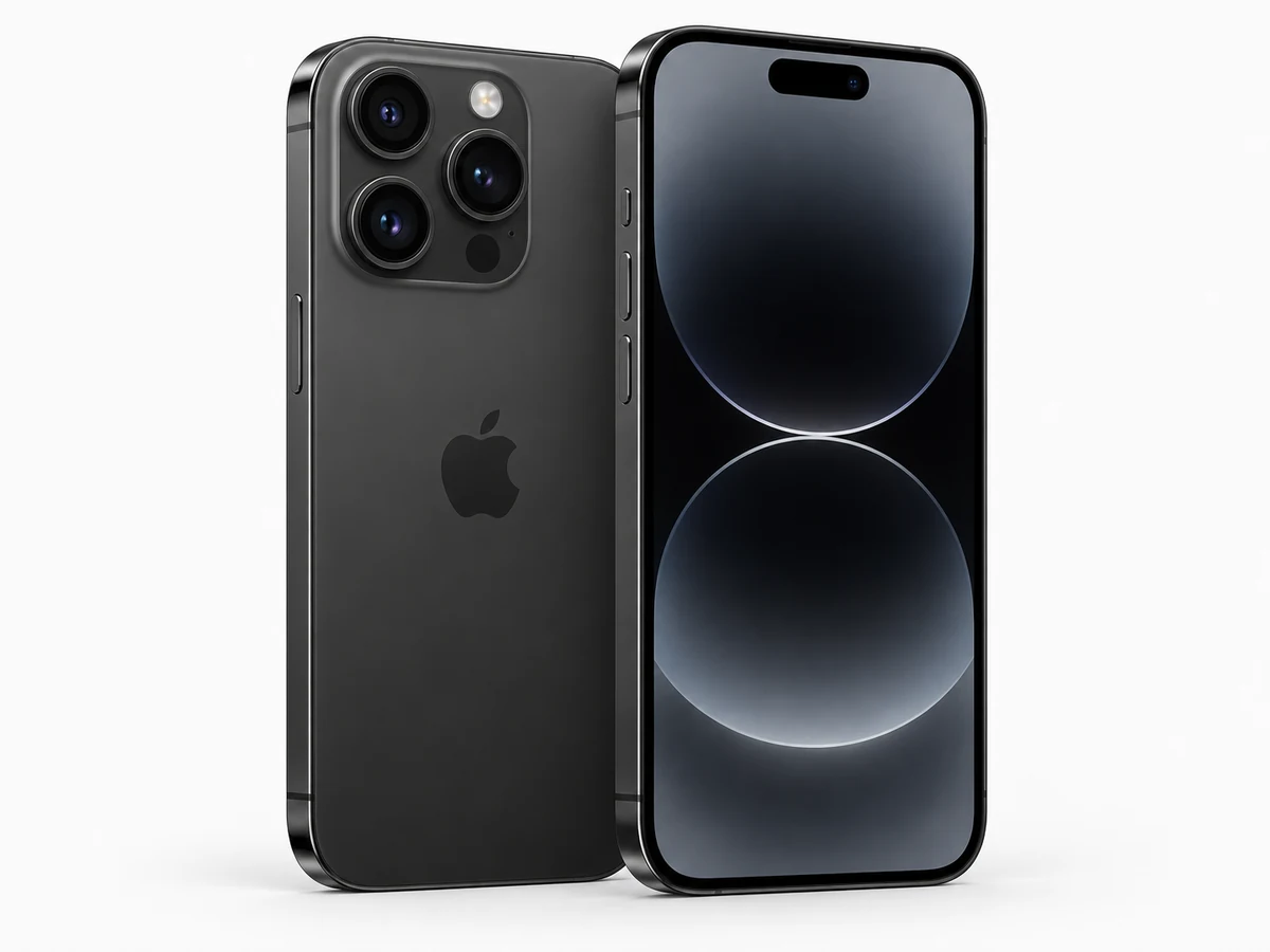 iPhone 14 Pro – Vorder- und Rückansicht (Modellabbildung)
