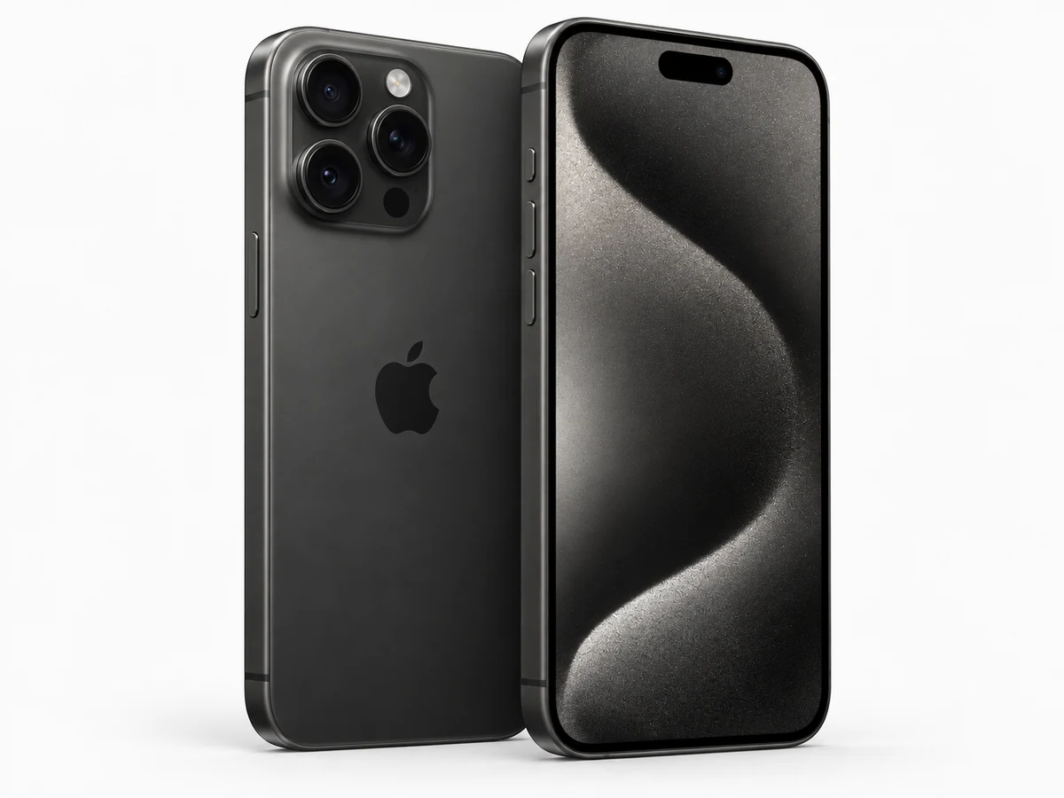 iPhone 15 Pro Max – Vorder- und Rückansicht (Modellabbildung)