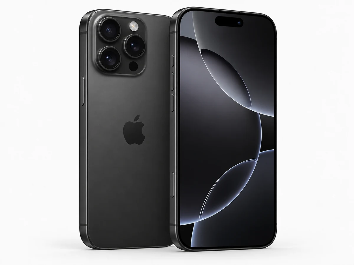 iPhone 16 Pro Max – Vorder- und Rückansicht (Modellabbildung)