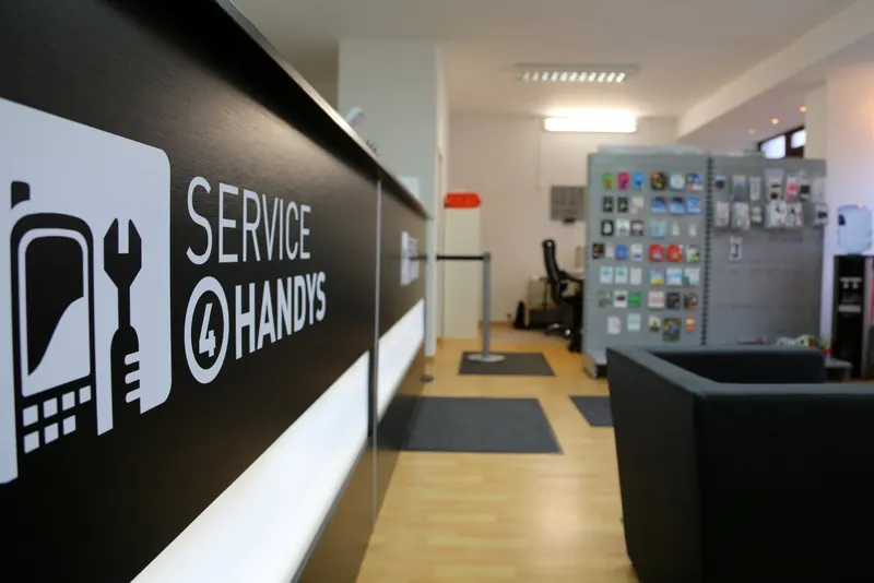 Empfangstheke im Laden